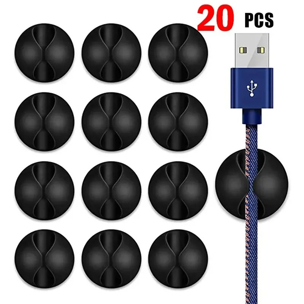 20PCS USB Cable Adhesive Cord  - Tippet Line ulasan dan harga
