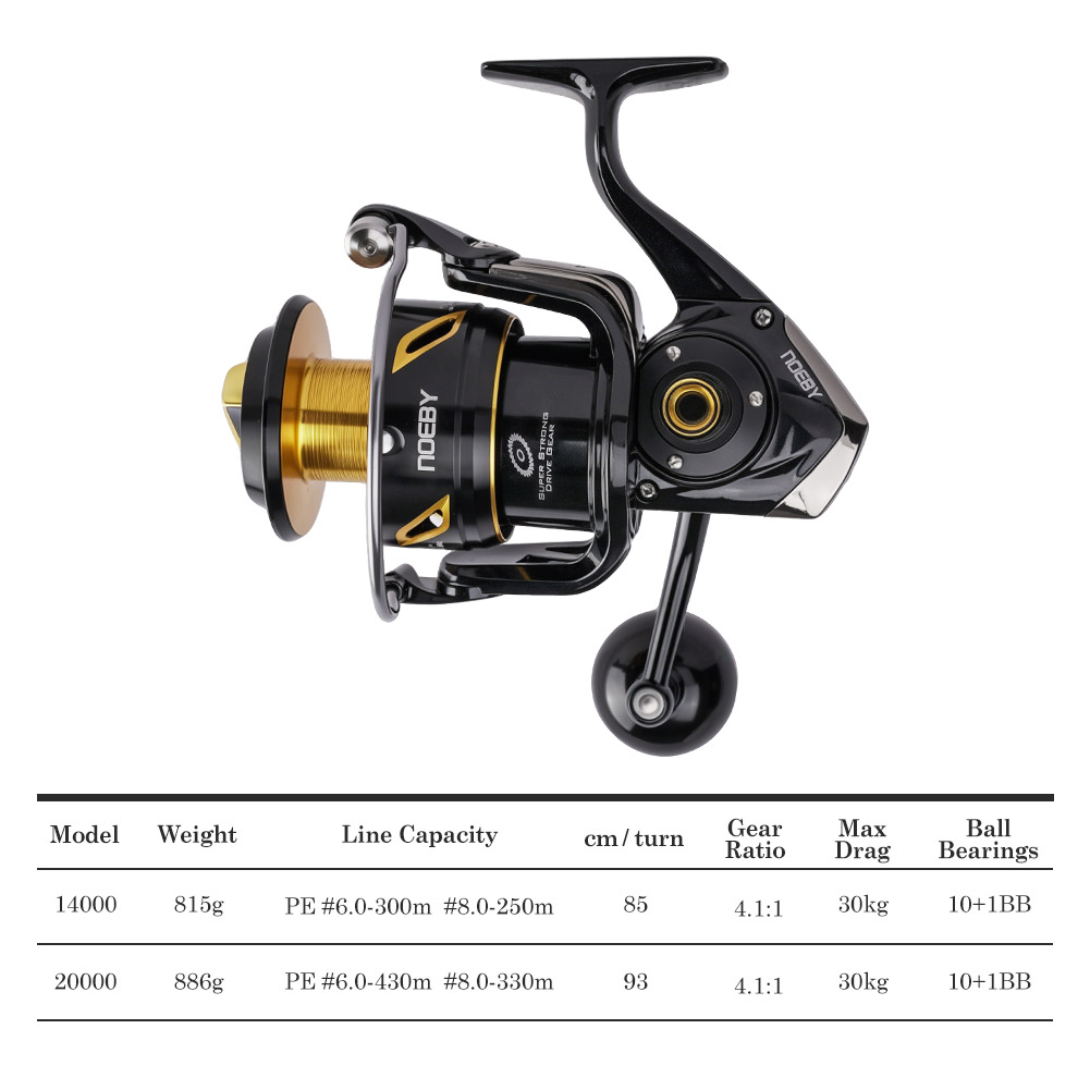 NOEBY Infinite Heavy Duty Salt - Shimano Reel Stradic ulasan dan harga