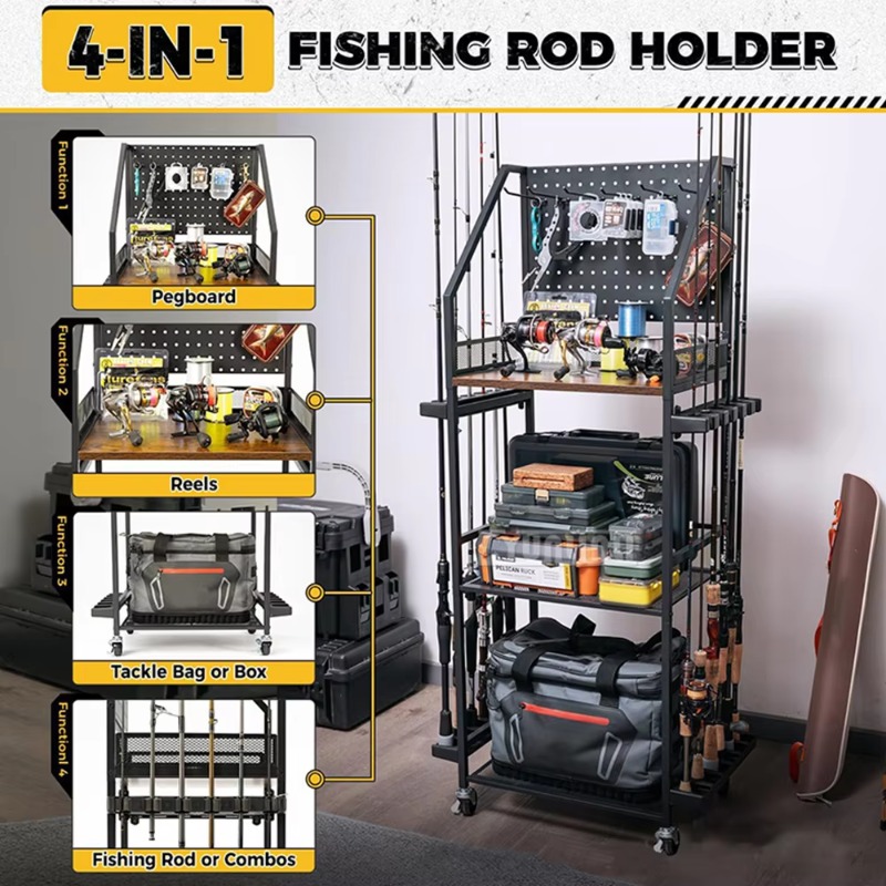 Fishing Gear Storage Shelf, Fi - Fishing Line Spool ulasan dan harga